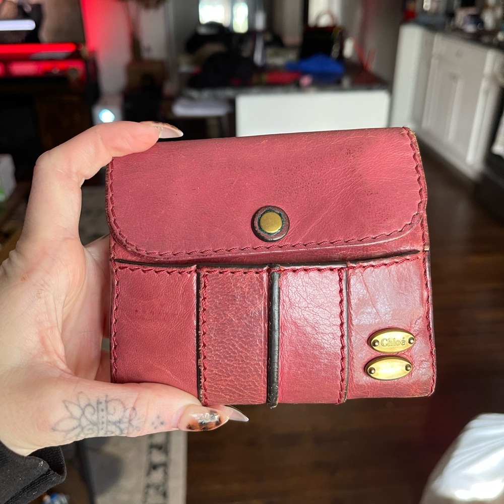 Chloé Wallet red / pink
